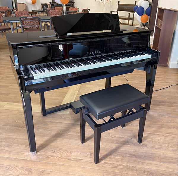 New piano, Drew Nursing Home