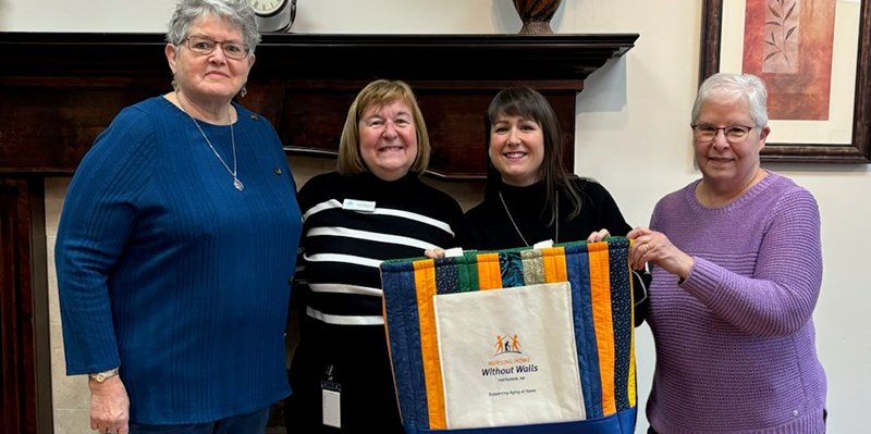 Nursing Home Without Walls Tantramar tote bag