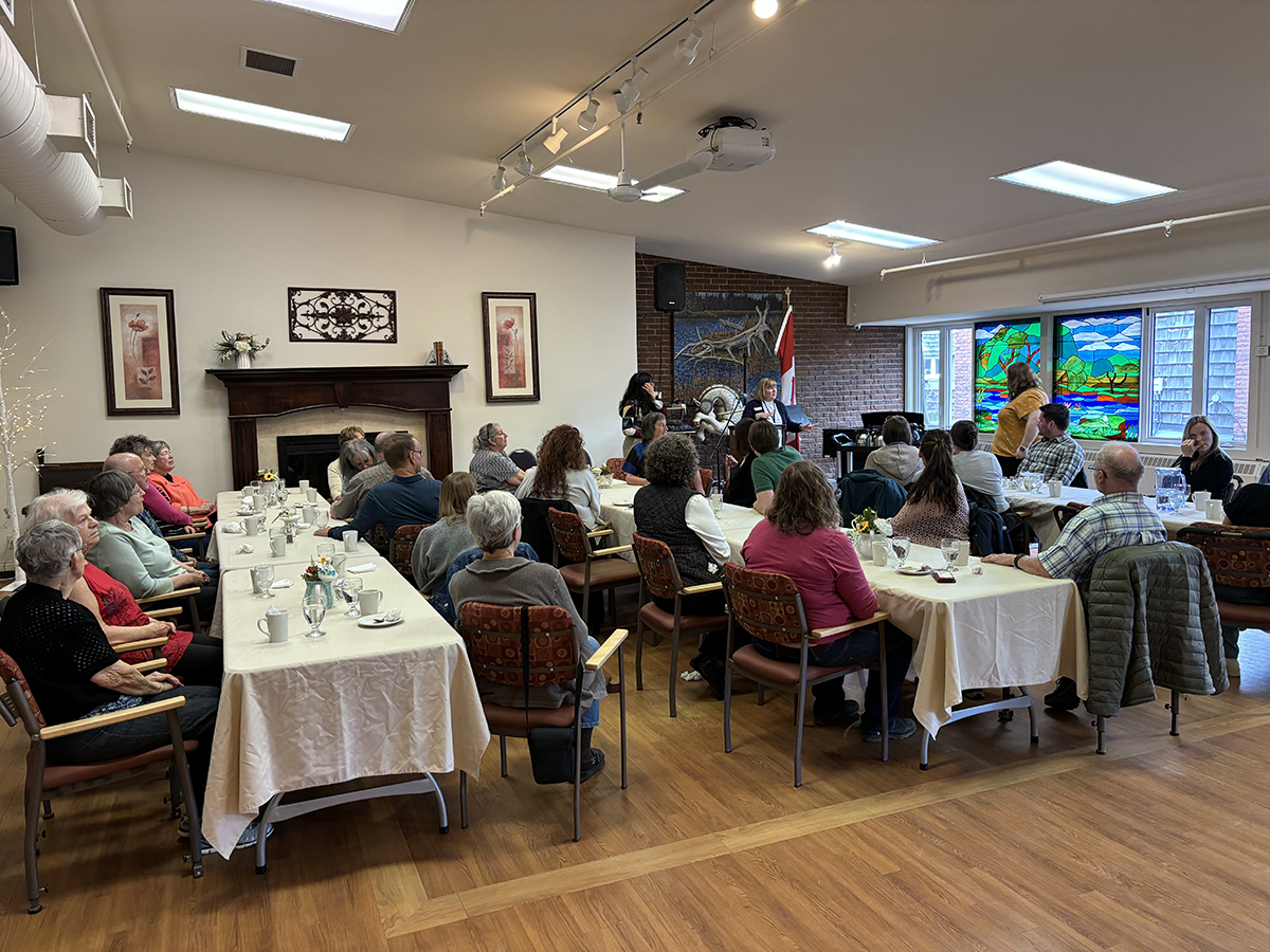 Volunteers at the Drew Nursing Home luncheon